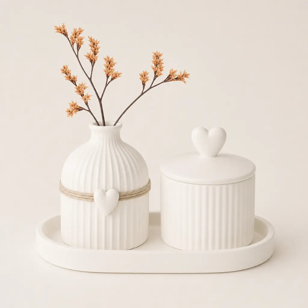 Atelier Kalp – 3’lü Dekoratif Set (3d Üretim, Pla Malzeme) - Görsel 3