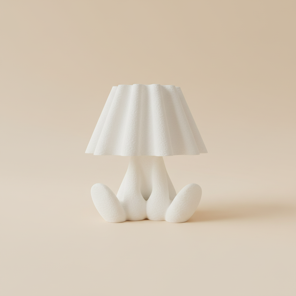 Bunny Glow / Beyaz Tavşan Figürlü Yumuşak LED 'li Dekoratif Aydınlatma - Görsel 3