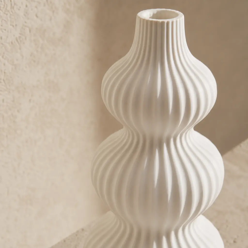 Aura Vase / İkili Dekoratif Vazo Seti - 3D - Görsel 4