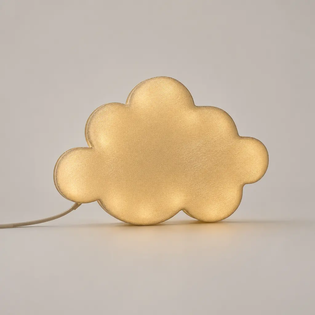 Soft Cloud Lamp / Bebek Odası için Yumuşak Gece Lambası - 3D - Görsel 4