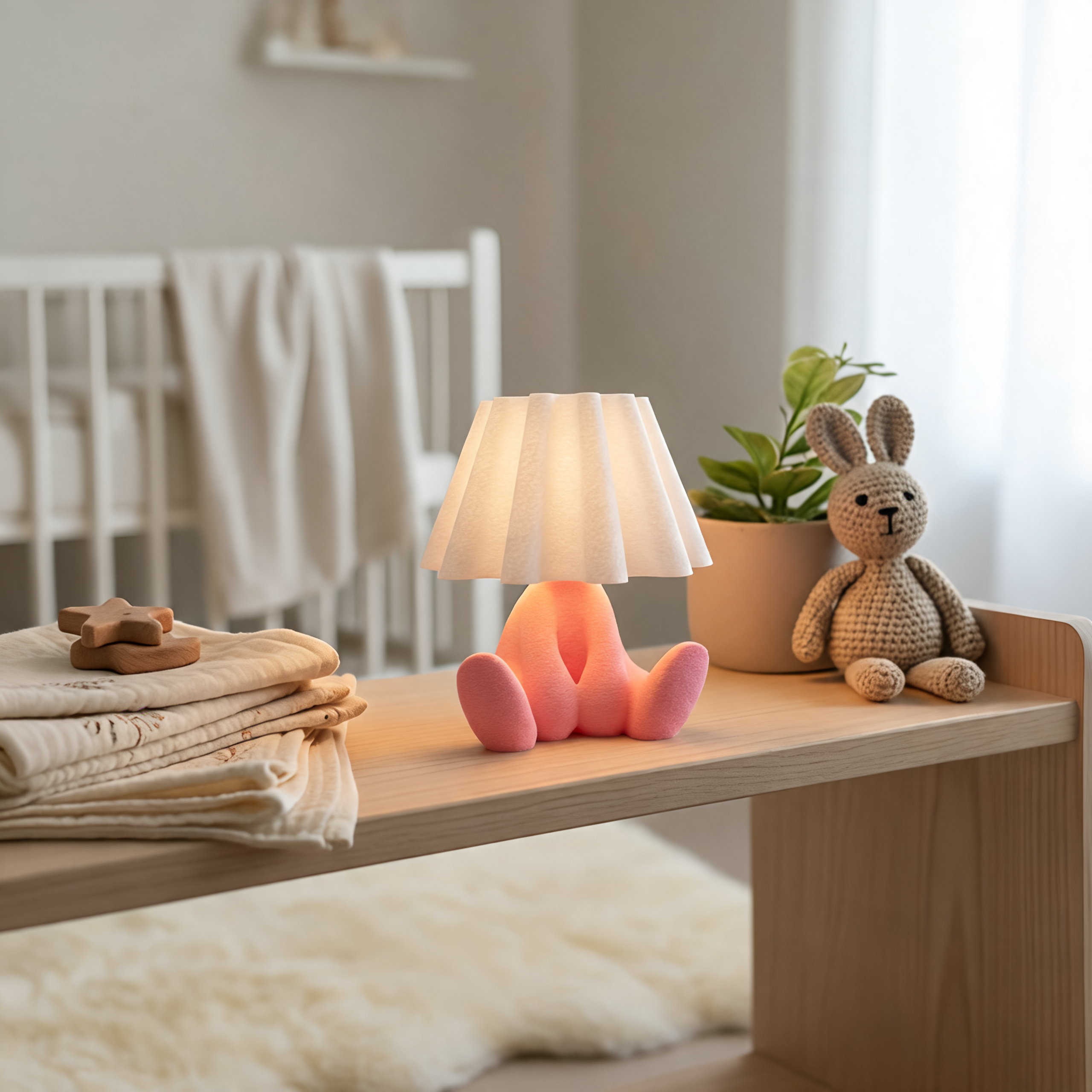 Bunny Glow / Tavşan Figürlü Yumuşak LED 'li Dekoratif Aydınlatma