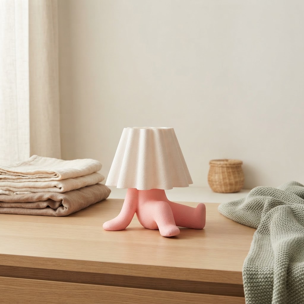 Lazy Bunny - Tembel Tavşan Figürlü Yumuşak LED 'li 3D Dekoratif Aydınlatma - Görsel 2